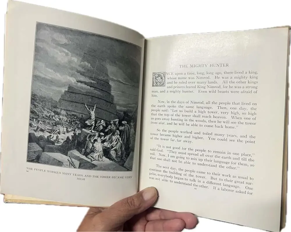 Illustrated Bible Stories Hyman E Goldin Doré Vintage Book